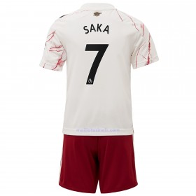 Maillot de Foot Arsenal Saka 7 Extérieur 2020-21 - Enfant